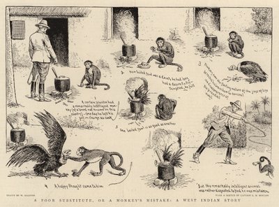 Een arme vervanger, of een vergissing van een aap, een West-Indisch verhaal door William Ralston
